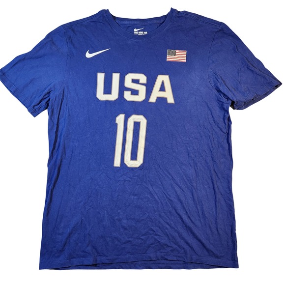 Nike Kyrie Irving USA Olympics Basketball Jersey T-Shirt Size L - Picture 1 of 8